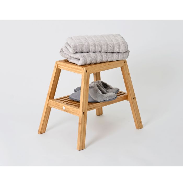 Bamboo Bathroom Stool | Sustainable Bamboo Stool - Lime Kitchen & Bathroom